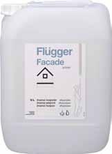 Facade primer Flügger facade primer je univerzální základní penetrační nátěr na fasády. Pojí a zpevňuje povrch před nátěrem fasádní barvou.