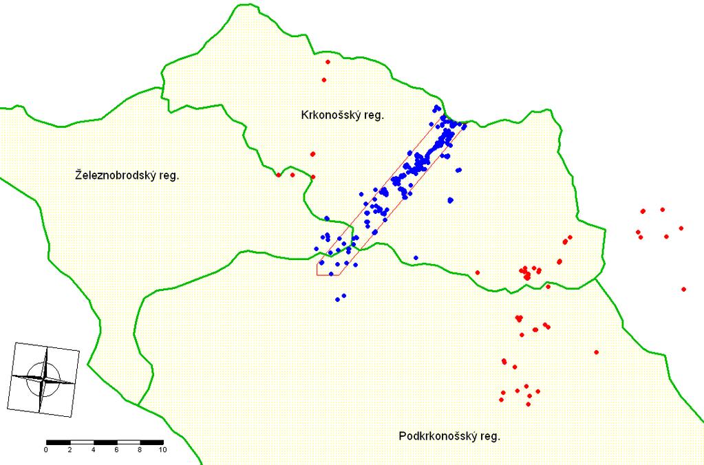 Společenstva travní a jim podobná Variabilita travních a obdobných společenstev byla vyhodnocena na základě klasifikace divisivní procedurou TWINSPAN (HILL 1979), pro níž byly použity hodnoty