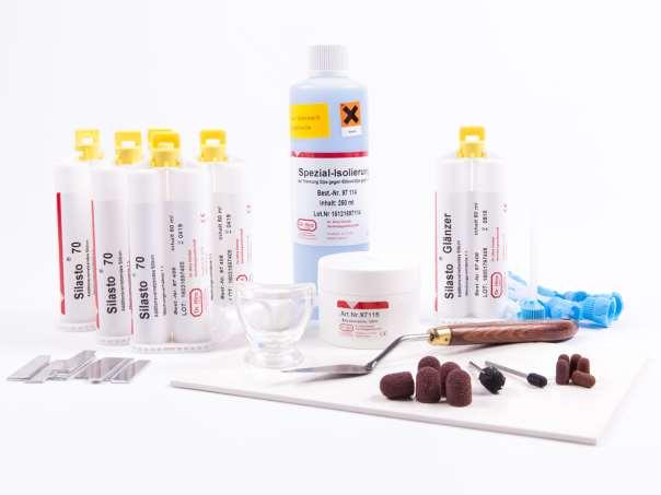 Obrázek 3 Silasto sada - Starter set www.dr-hinz-dental.de [online]. [cit. 2018-04-02]. Dostupné z: https://www.dr-hinzdental.