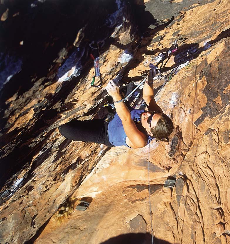 SKÁLY 7 2002 / SKÁLY / 3 ze 4 1. RANGE OF MOTION 5.10d 2. SPORT CLIMBING IS NEITHER 5.8 3. BUSK S MUSCLE WORLD 5.9 4. GELATIN POOCH 5.10a 5. PUMP FIRST, PAY LATER 5.10b 6. RUNNING AMUCK 5.10c 7.