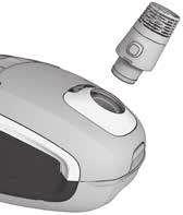 38 How to use the vacuum cleaner / Comment utiliser cet aspirateur Click eng fra 1. Open the dust compartment cover. Check that the s-bag is in place. 2.