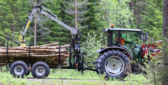SILNÁ A VÝKONNÁ ŘEŠENÍ Trejon Multiforest ví jak se liší různé typy a značky traktorů a jak je široký záběr různých