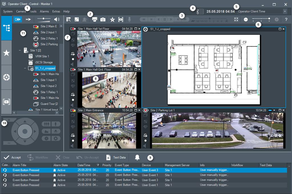 18 cs Úvod Bosch Video Management System 2 Úvod Klepnutím na odkaz otevřete seznam licencí pro software s otevřeným zdrojem používaným v systému BVMS a mobilních aplikacích: http://www.boschsecurity.