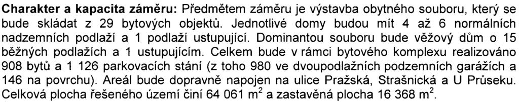 1 Skladové nebo obchodní komplexy vèetnì nákupních støedisek, o celkové výmìøe nad 3 000 m2 zastavìné plochy; parkovištì nebo garáže s kapacitou nad 100 parkovacích stání v souètu pro celou stavbu.
