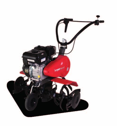Kultivátor ARO 65B C až do 2500 m 2 80x600x820 mm Kód produktu 00002007 EAN 70004810691 > 6x monobloků kovaných nožů o Ø 20 mm + boční disky > Sklopná a výškově nastavitelná řídítka >