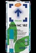 SPECIÁLNÍ POTĚRY A STĚRKY UZIN NC 182 C30 DIN EN 13 813 F7 UZIN SC 980 Jemná cementová malta na opravy a vyhlazování s velmi rychlým náběhem