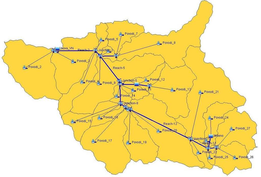 1.4.3 Hydrologická data Hydrologická data jsou přejata z projektu Tvorba map povodňového nebezpečí a povodňových rizik v oblasti povodí Horního a Středního Labe a uceleného úseku ho Labe, viz Tab. 2.