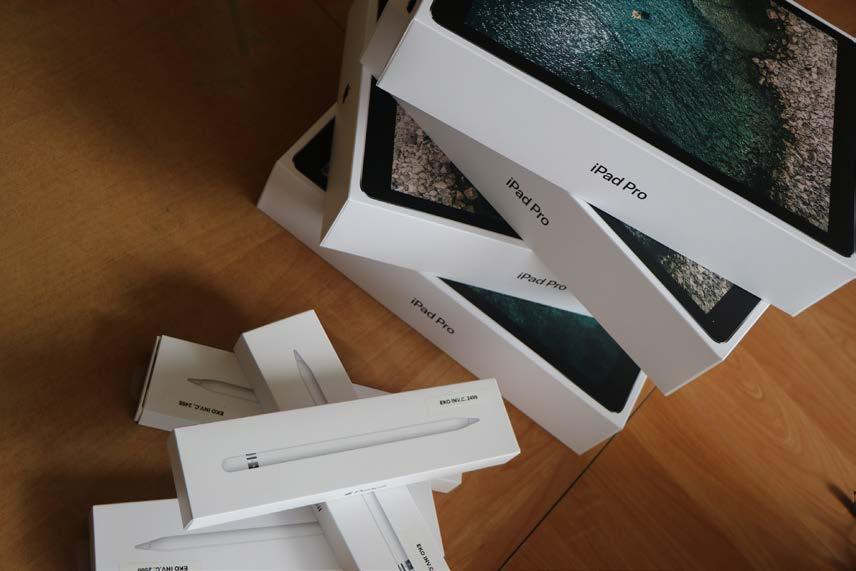 nový ipad pro Vybavení školy se díky
