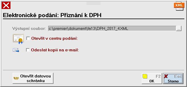 1. Přiznání k DPH Tento modul vygeneruje formulář pro přiznání k DPH, který je možné odevzdat finančnímu úřadu, a to i elektronickou cestou.