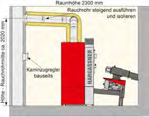 Odsávání popela AAS (Eco-HK 20-120) Pro ty, kdo chtějí mít popelnici mimo kotelnu, nabízí Hargassner systém odsávání popela.