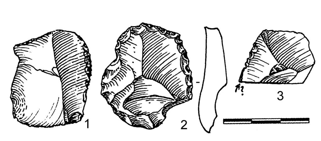 Obr. 12: Kunovice-Lintavy. Vybrané artefakty. Fig. 12: Kunovice-Lintavy. Selected artifacts. sondáž však narazily na neporozumění místní zemědělské společnosti.