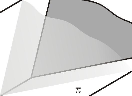 6.5. Polohové úlohy 53 b) Sestrojíme nárys půdorysného stopníku P 2 - průsečík přímky k 2 a osy x 1,2 = p ρ 2. c) Odvodíme body N 1 a P 1, N 1 leží na ose x 1,2 a P 1 na stopě p ρ 1.