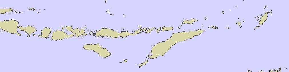 podíly Orientálních a Australských druhů plazů na ostrovech Malých Sund