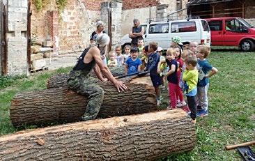 kulturní a společenské dění Dřevosochařské sympozium ve Stráži pod Ralskem