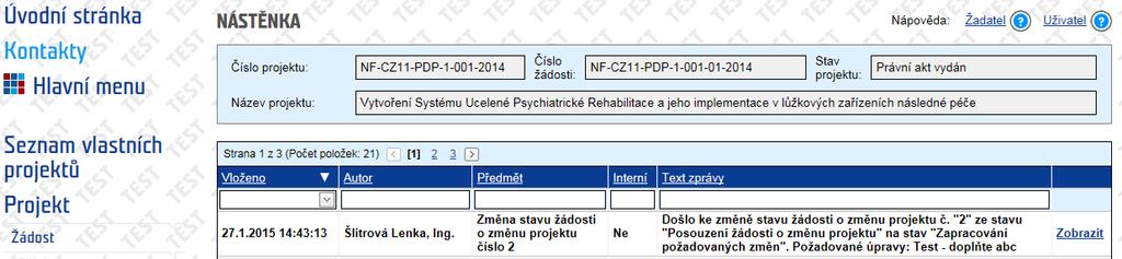 3.2 Doplnění žádosti o změnu projektu KP Požádá-li ZP konečného příjemce o doplnění