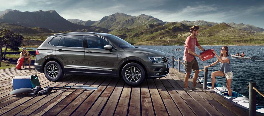 Comfortline Tiguan Allspace ve výbavové linii Comfortline charakterizují detaily, které umocňují jeho vzhled.