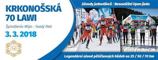 Krkonošská 70 LAWI Official Results Místo konání: Svatý Petr Datum konání: 03/03/2018 Kategorie: MW19+ 1. 9 KASPER - SWIX TEAM 04:03:06.6 00:00:00.