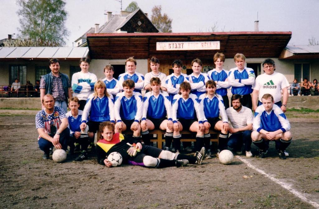 Soutěžní ročník 1992-1993 A mužstvo muži-okresní přebor III.