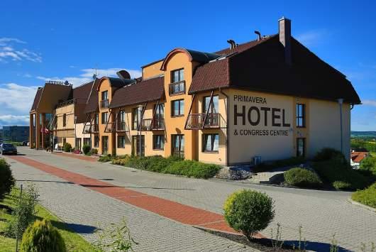 The hotel has got a beautiful view of the countryside and the river valley. The hotel was built in 2006.