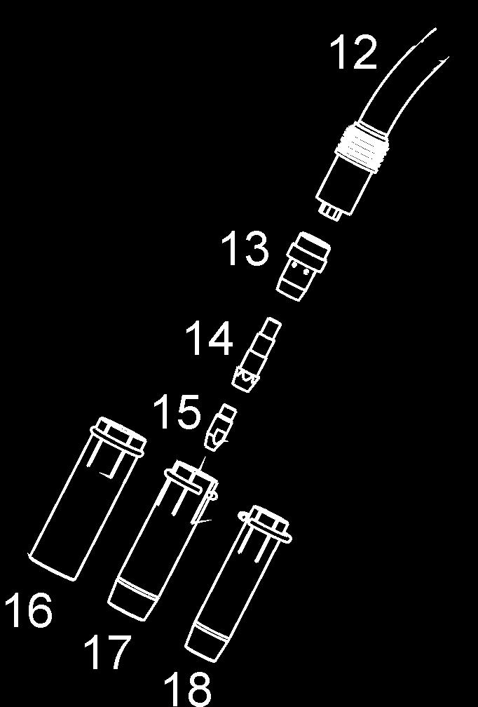 SPOTŘEBNÍ DÍLY PRO MIG HOŘÁKY PLYNEM CHLAZENÉ Spotřební materiál pro ML 380 TWIST Pozice Obj. č.
