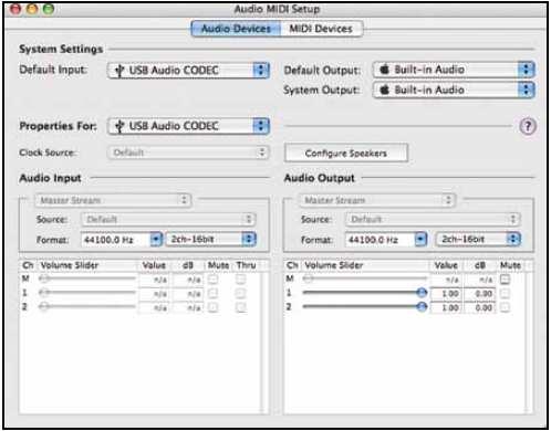 Další audio nastavení MAC Nastavili jsme přehrávání a nahrávání v Audacity. Nyní je čas nastavit samostatně přehrávání a nahrávání audia na počítači Macintosh. 1.