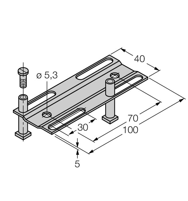 Adjusting bar JS 025/037 69429 Nastavovací lišta pro