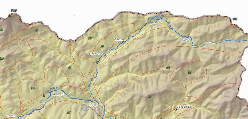 Zaberá povodie 158 km², priemerný sklon toku je 14, na dolnom toku 4,6, priemerný prietok dosahuje v ústí 2,82 m³/s a špecifický odtok je 17,91 l/km²/s.