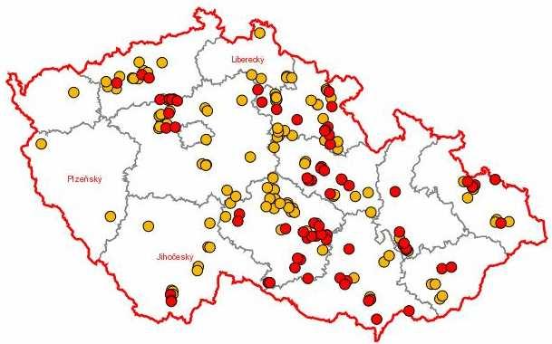 Z živočichů škodících na obilninách, u kterých Státní rostlinolékařská správa zpracovává mapy výskytu, jsou to bejlomorka sedlová, hraboš polní, kohoutci (kohoutek černý, kohoutek modrý),