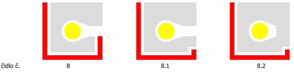 S A = 9,41 mm 2. Vzájemný poměr plochy pracovní a referenční elektrody je 1:18,5. Vzájemný poměr plochy pracovní a pomocné elektrody je 1:12.
