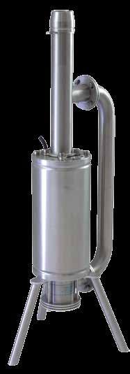 Kalové čerpadlo s řezacím zařízením LUCA-100 výtlak (Hmax) - 100 m průtok (Qmax) - 55 l/min pro odpadní jímky a retenční nádrže použití v tlakových kanalizacích Ponorné kalové čerpadlo s vodou