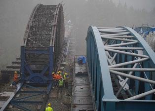 Rekonstrukce mostu v km 1,429