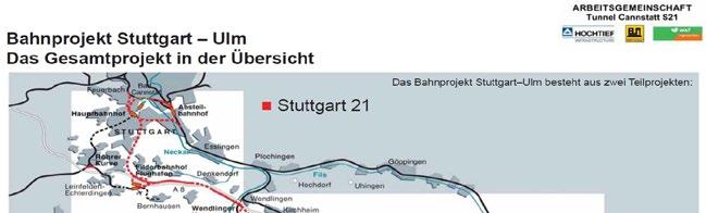 5 Stuttgart 21 tunel Bad Cannstatt Ing. Pavel Růžička, PhD., Ing. Libor Mařík, HOCHTIEF CZ a. s. 1.