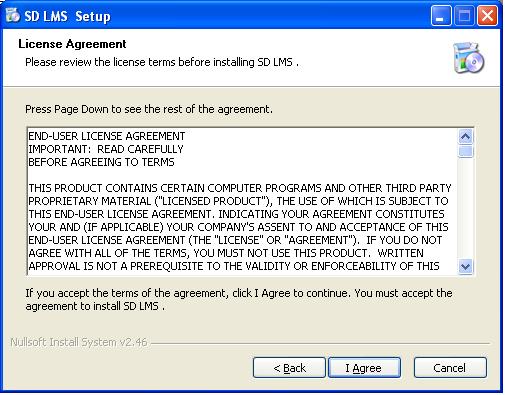 (obr. 3) 4. Zobrazí se End User Agreement (souhlas uživatele) (obr. 4). Pečlivě si přečtěte podmínky.