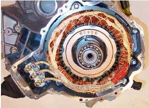 Fakulta elektotechniky a komunikačních technologií - 3 2.3. Hybidní pohon V této diplomové páci byl zkoumán synchonní moto s pemanentními magnety, kteý je součástí hybidního pohonu Toyoty Pius.