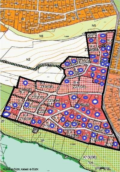 D) Z obytných ploch by neměly být zahajovány další lokality do doby realizace velké většiny RD v lokalitách Nad Papežem, Javorová, Na Kole, Západní zóna.