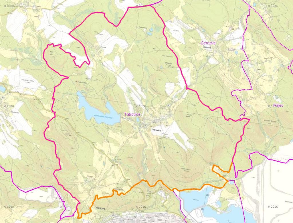 A. NÁZEV OBCE Název části obce (ZSJ): Mapa A: Území obce Přehledová mapka Kód části obce PRVK: CZ41.349.417.129.