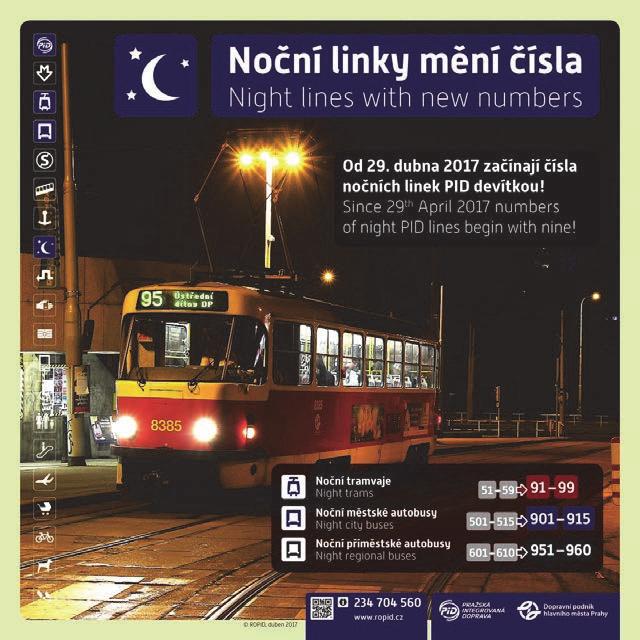 INFORMAČNÍ ZPRAVODAJ Číslo 08 / 2017 Vyšlo 18. 04. 2017 Obsah Trvalé změny PID od 29. 4. 2017... 1 Změny na Uhříněvesku od 29. 4. 2017 podrobně... 3 Otázky a odpovědi ke zkrácení linky 184 na Vypich.