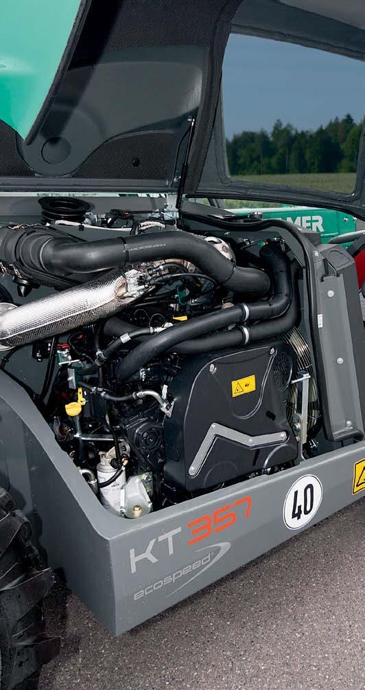 Spolehlivé motory Úsporné za všech provozních podmínek V zájmu maximálního jízdního výkonu při minimální spotřebě paliva byly pro všechny stroje zvoleny správné motory.