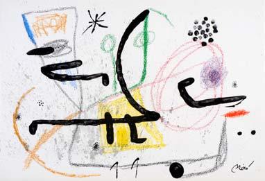 104 105 104 Miró Joan (ES) 1893-1983 Z cyklu Maravillas con variaciones