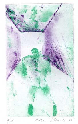 ) 2002, pigment na transparentním papíře, 42 29,5 cm, signováno 25