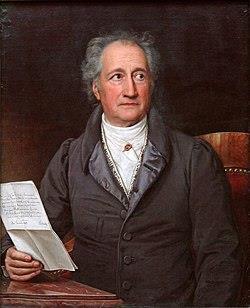 7) Německý básník Johann Wolfgang von GOETHE