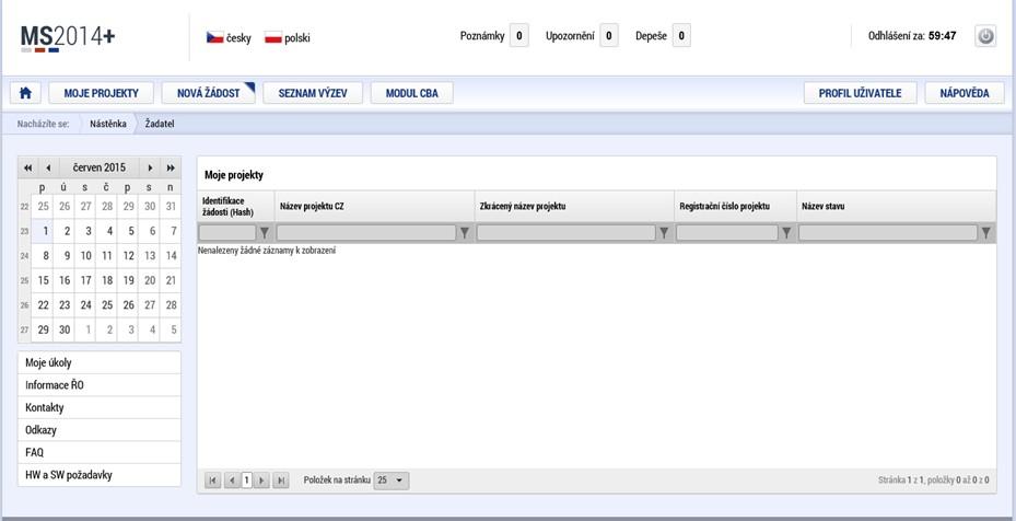 V případě Programu Služby infrastrukutury je nutné zvolit jednu z nabízených aktivit b, c, d, pozor