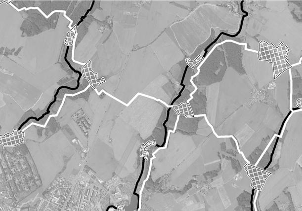 Obr. 4: Příklad využití metody v části správního území města Havlíčkův Brod - území přiléhající k severnímu okraji města Havlíčkův Brod Heterogenita krajiny samozřejmě neumožňuje aplikovat metodu