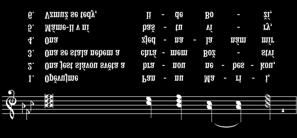 8 Velkopáteèní veèerní Veèerní liturgie sv. Basila 17 Zde se má pronášet kázání. Knìz: Velemoudrost! Lid: Poehnej!