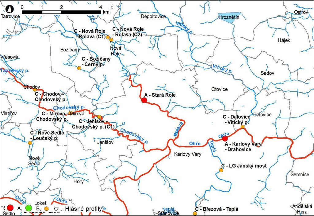 Obr. 1 Přehledná mapa řešeného území Obr.