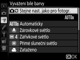 vosti ISO pro expoziční režim M v rozmezí ISO 100 až Hi 5. V ostatních expozičních režimech se používá automatická regulace citli