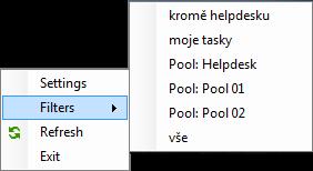 Po instalaci se objeví ve Start menu operačního systému spouštěcí soubor. Obrázek 3.3. TRAY: spouštěcí ikona Po jeho spuštění se objeví následující obrazovka: Obrázek 3.4.