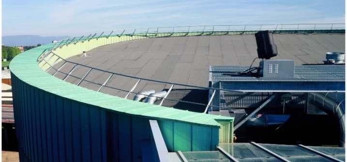 AXTER aplikace na plochých střechách Objekt