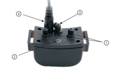 Opis odbiornika 5. 6. 7. 8. 9. 10. 11. 12. 1. Elektrody 2. Włącz/Wyłącz 3. Osłona wejścia 4.