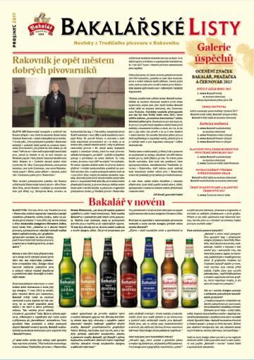 Vybrané příspěvky jsou prezentovány v Bakalářských Listech s uvedením jména, příjmení a data.